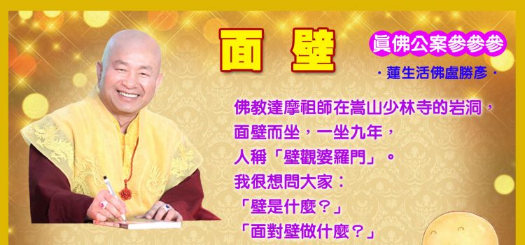 《真佛公案參參參》面壁